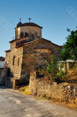 Chuch in a Greek village