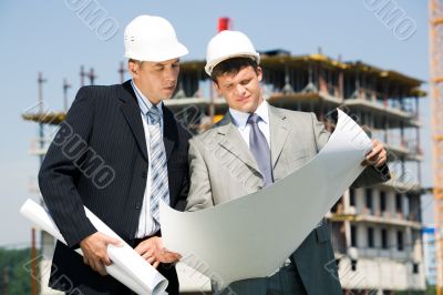 Architect and worker Architect and worker