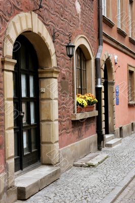 Street scene in Warsaw