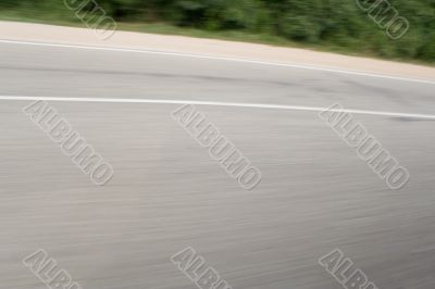 Snapshot of asphalt in Motion