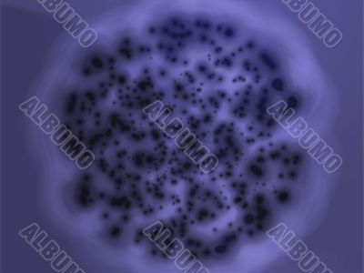 Bacterial cell growth illustration