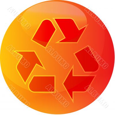 Recycling eco symbol