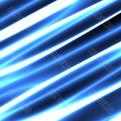 Glowing speed streaks