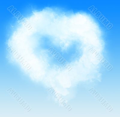 Cloud as heart