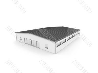 big hangar over white big hangar over white