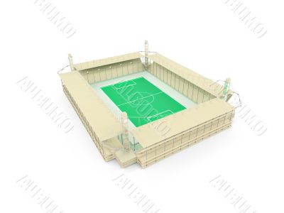 stadium over white stadium over white