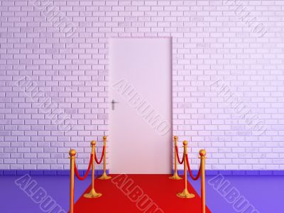 vip door and old wall vip door and old wall