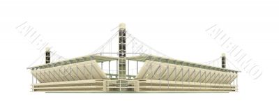 stadium over white stadium over white