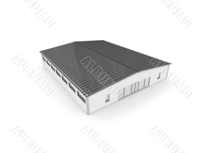big hangar over white big hangar over white