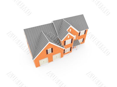 house over white house over white