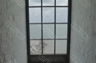 Window in a lighthouse