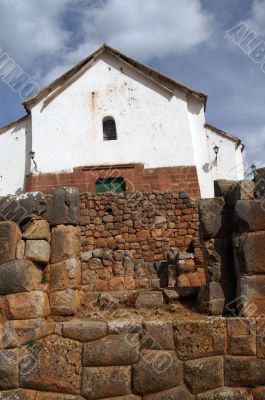 Inca castle ruins in Chinchero