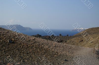 Aegean sea, Santorini island