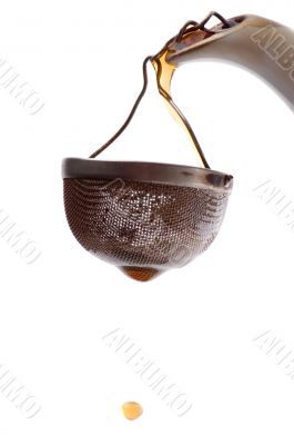 tea-strainer macro
