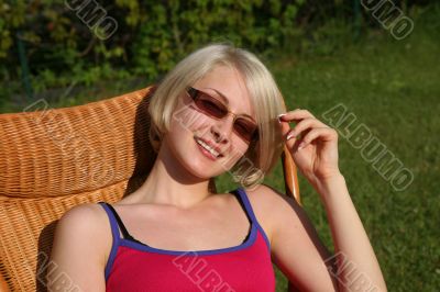 Portrait of a beautiful young lady smiling Portrait of a beautiful young lady smiling