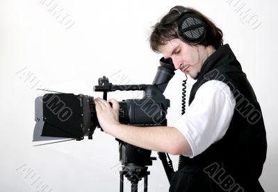 working cameraman