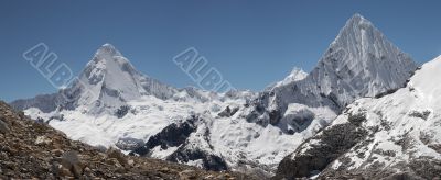 Twin summits panorama