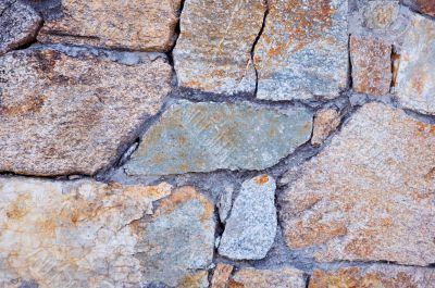 Photo of a plain stone wall