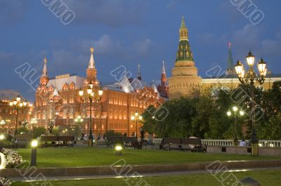 historical museum and Kremlin Tower