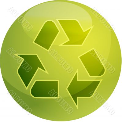 Recycling eco symbol