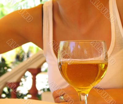 glass of beer on the table