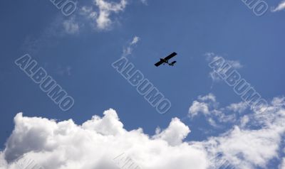 airplane in sky