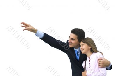 Father and daughter