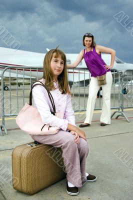 Daughter and mother