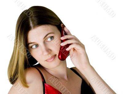 Woman with phone