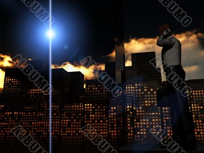 Man In The Big City