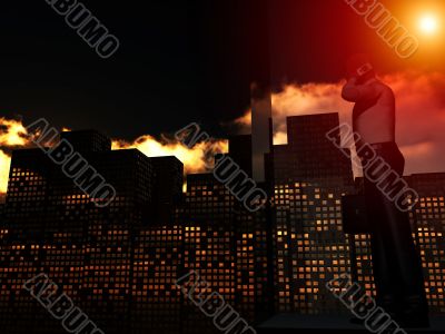 Man In The Big City