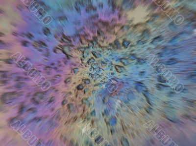Iridescent explosion. Iridescent explosion.