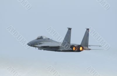 F-15 taking off