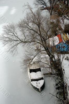 Winter in Washington DC: Potomac river