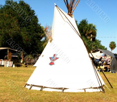 Teepee at Powwow Teepee at Powwow