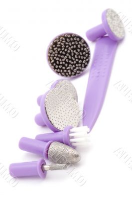electric manicure set macro