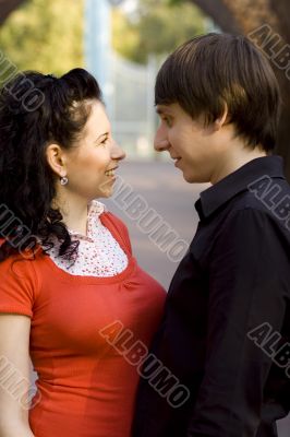 attractive couple together