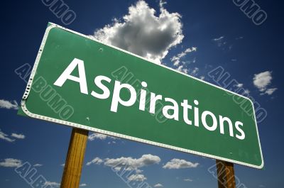 Aspirations Road Sign