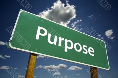 Purpose Road Sign