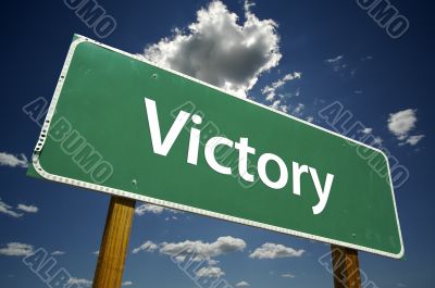Victory Road Sign
