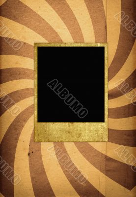 paper background with old photo