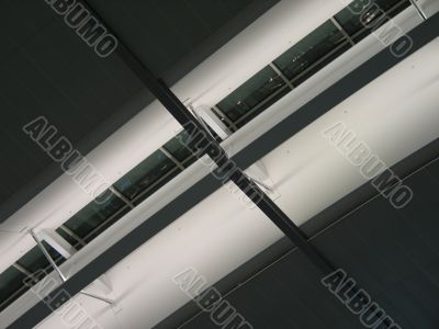 white modern roof window