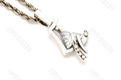 Silver chain with pendant
