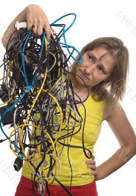 mess of cables mess of cables
