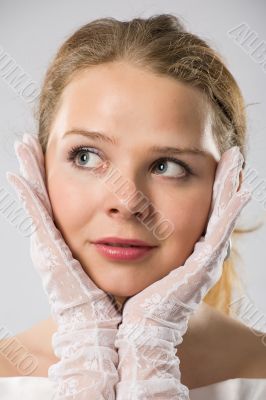 grey-eyed woman grey-eyed woman
