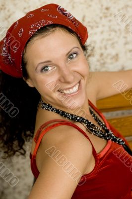 attractive smiling woman