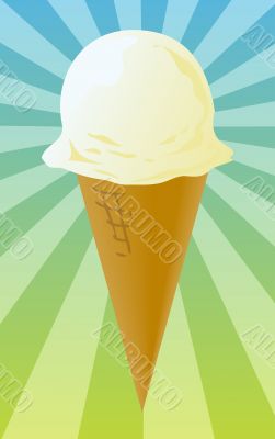 Ice cream cone illustration Ice cream cone illustration