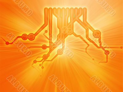 Technical schematic diagram