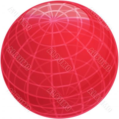 Grid sphere illustration Grid sphere illustration
