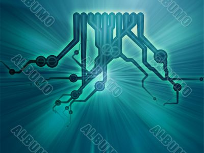 Technical schematic diagram